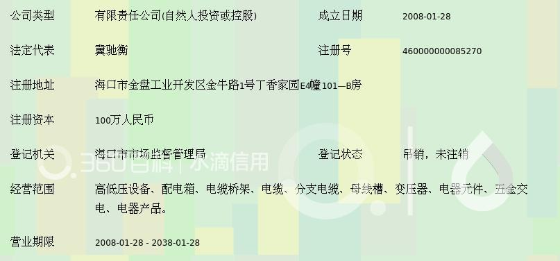 海南鑫源瑞电材